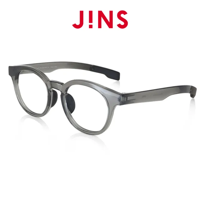 【JINS】休閒風運動光學眼鏡(MGF-23A-028霧黑)