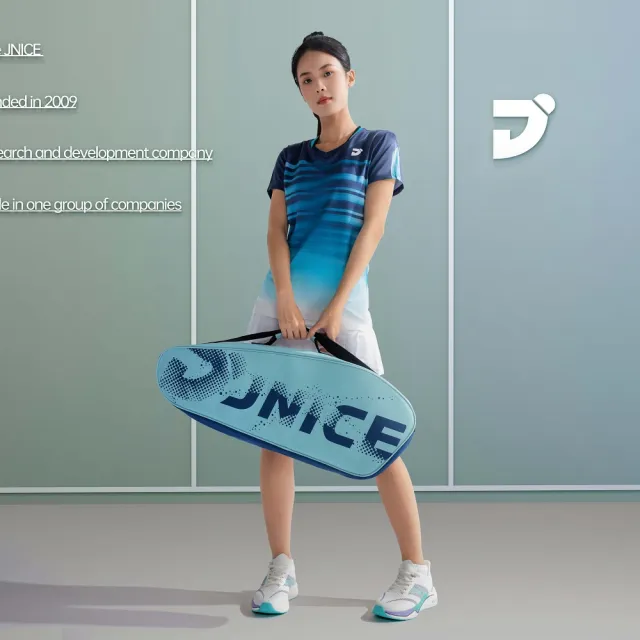 【JNICE 久奈司】3支裝羽毛球拍袋(點點藍綠/點點粉紅/點點黑)