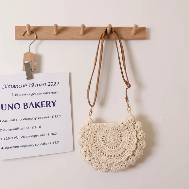 【米蘭精品】現貨+預購 女草編包手提包渡假單肩側背包大容量藤編織包包(圓花造型小包2色t1ly34)