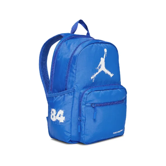 【NIKE 耐吉】後背包 Jordan MVP 藍 白 書包 13吋筆電包 水瓶側袋 喬丹(JD2533004AD-001)