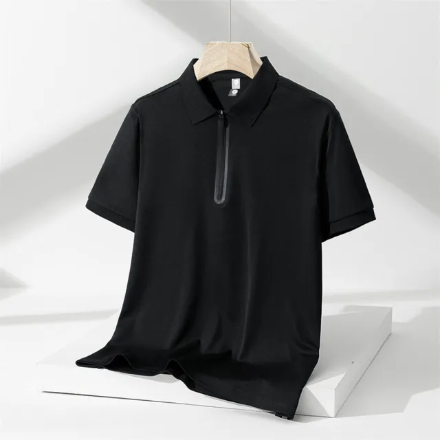 【米蘭精品】現貨+預購 男POLO衫短袖上衣T恤速乾冰絲夏季薄款韓版(父親節送禮物男裝4色t1lg33)