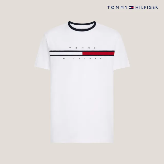 【TOMMY HILFIGER】官方旗艦館 Tino 圓領 T 恤_裸色