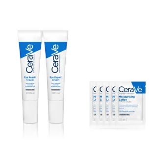 【CeraVe 適樂膚】雙入組★全效亮眼修護精萃14ml*2
