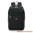 【Kinloch Anderson 金安德森】Ternence 多隔層後背包(霧黑)