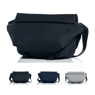 【NEW STAR】簡約防潑水雙層機能磁吸側背包包 郵差包 男 女 男包 現貨 BL180(防水包 斜背包)