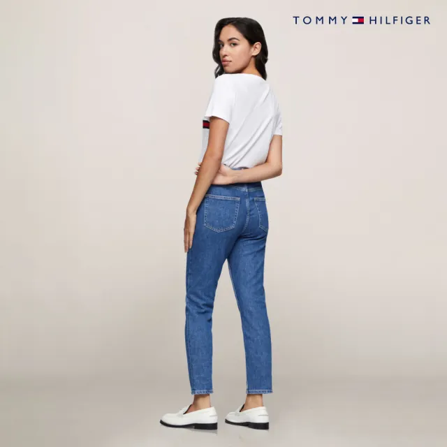 【TOMMY HILFIGER】官方旗艦館 旗幟標誌圖案 T恤_白色