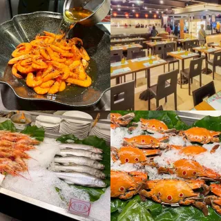 【久千代海鮮百匯】2025年4月起適用★假日午/晚餐自助百匯吃到飽(現流海鮮無限供應)