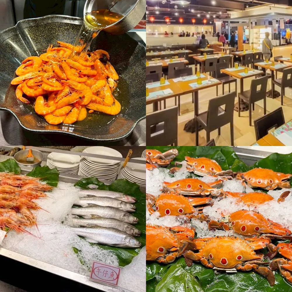 【久千代海鮮百匯】2025年4月起適用★假日午/晚餐自助百匯吃到飽(現流海鮮無限供應)