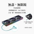 【JONSBO 喬思伯】ZA360 ARGB Gen1 一體式全幅無限鏡風扇 黑/白(3年換新/模組化接頭/TH水冷風扇)