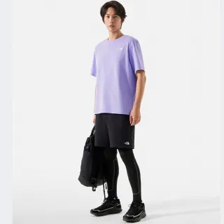 【The North Face 官方旗艦】北面男款黑色舒適透氣休閒短褲｜88GDJK3