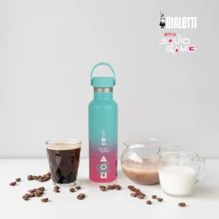 【Bialetti 比亞樂堤】魷魚遊戲聯名限量款-手提保溫壺600ml(限量聯名款)