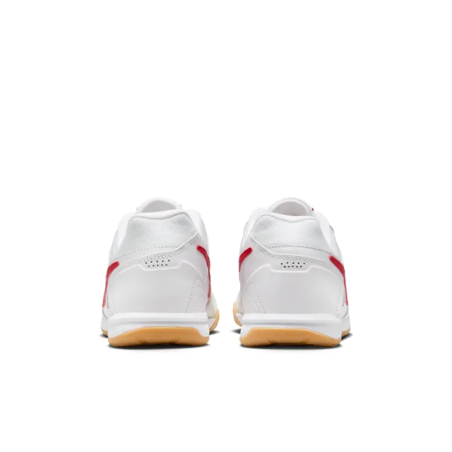 【NIKE 耐吉】GATO 白紅色 室內足球鞋 休閒穿搭 男女款(HQ6019-102)