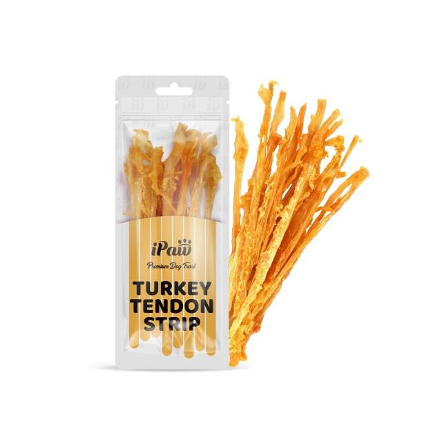 【iPaw】美國純火雞筋薯條 85g/包(狗零食/耐咀嚼/台灣製造/寵物零食)