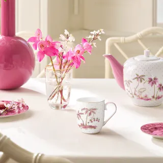 【PIP STUDIO】Jolie Dots Gold 小馬克杯145ml-粉