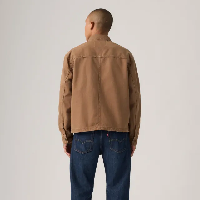 【LEVIS】工裝牛仔外套 / 經典4蓋袋 / 復古風格 男生上衣 熱賣單品 002WW-0001