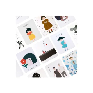 【CLEAN 克林】插畫明信片(Kerkerland 雙面明信片 明信片 文創 文青 畢業卡 生日卡片 祝賀卡 慶生卡片)