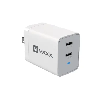 【MAXIA】氮化鎵GaN 67W雙孔USB-C充電器(支援iPhone17/16快充/MPC-A67W)