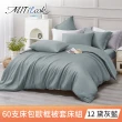 【MIT iLook】獨家台灣製 頂級60支100%萊賽爾天絲™300織-被套床包歐框枕套組(單人/雙人/加大 多色選)