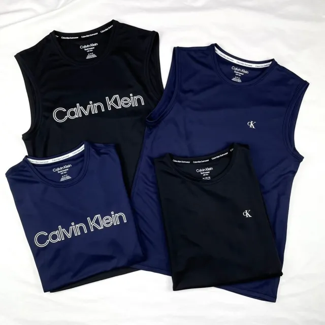 【Calvin Klein 凱文克萊】防曬背心 抗UV 排汗衫 防曬衣 無袖 背心 現貨 快乾 排汗衣 CK(防曬背心9758)