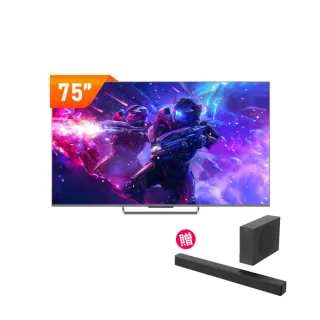 【Haier 海爾】75型 4K QLED 144Hz Google TV 量子點智慧聯網顯示器(H75S90EUX)
