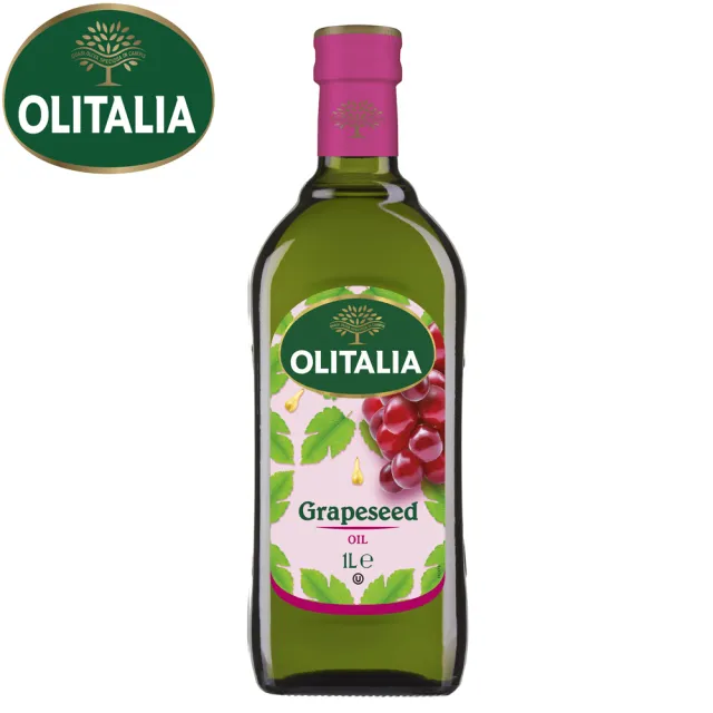 【Olitalia 奧利塔】葡萄籽油料理組(1000mlx6瓶)
