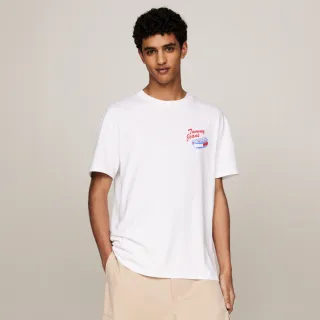 【TOMMY HILFIGER】官方旗艦館 Plus 後背標誌圓領 T 恤_白色