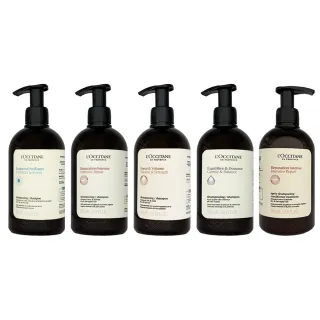 【歐舒丹】草本洗髮乳500ml 2入多款任選 國際航空版 強韌/修護/平衡/淨涼洗髮精