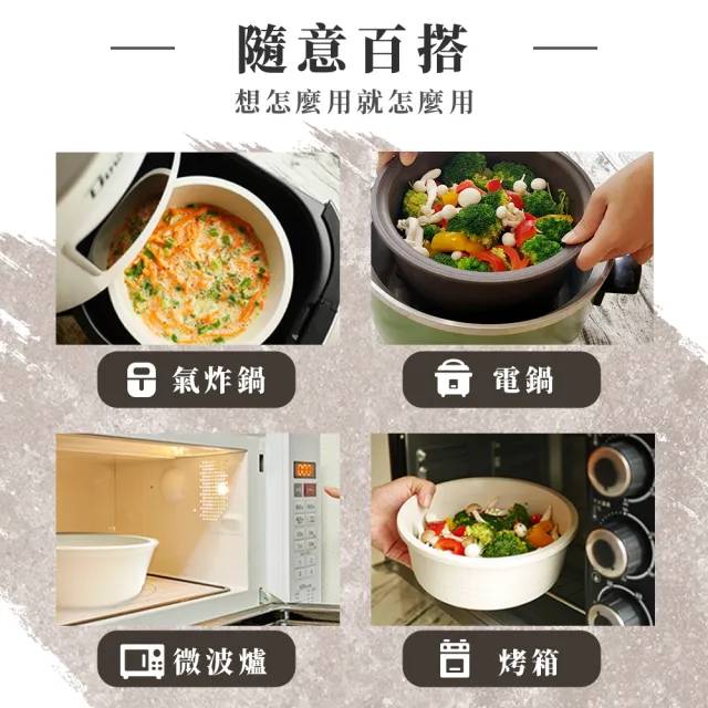 【Dowai 多偉】台灣製遠紅外線可直火陶瓷烘烤鍋