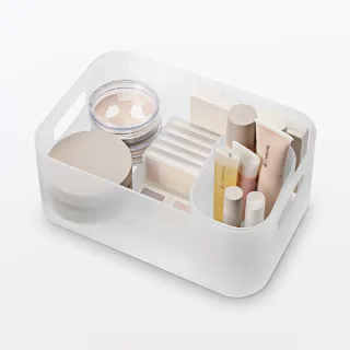 【MUJI 無印良品】含有再生聚丙烯化妝盒1/2 約150x220x86mm