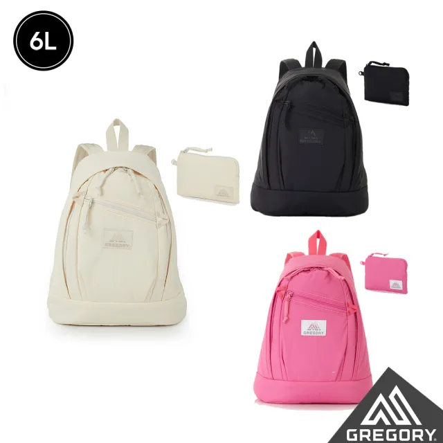 【Gregory】6L LADYBIRD BACKPACK XS 後背包 瑪瑙黑 桃紅(小物包 小廢包 隨身包)