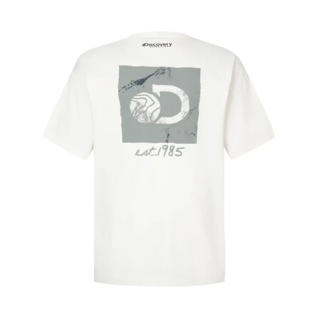 【Discovery Expedition】Freshvent 水洗方框LOGO機能短袖T恤 上衣(DXRS8R053-WHS)