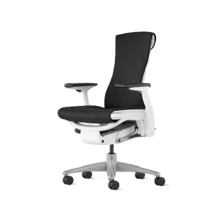 【Herman Miller】Embody 中厚布 - 白框黑布｜世代家具｜原廠授權代理商(人體工學椅/電腦椅)