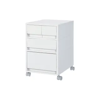 【SHIMOYAMA 霜山】無印風移動式三層抽屜置物收納櫃-附分類隔板(抽屜櫃/整理櫃/儲納櫃)