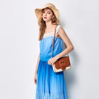 【iROO】海洋藍漸層綁染背心