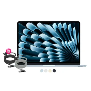 【Apple】磁吸傳輸線★Macbook Air 15.3吋 M4 晶片 10核心CPU 與 10核心GPU 16G/512G SSD(2025)