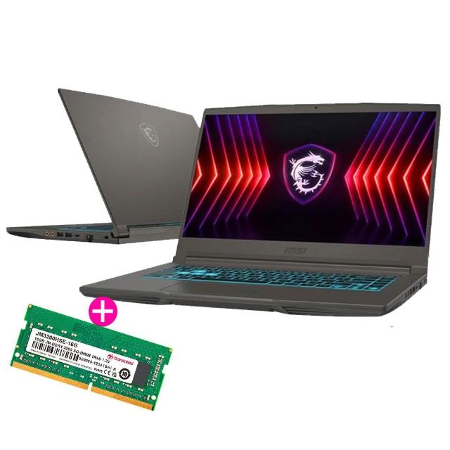 升級32G★【MSI 微星】15.6吋 i5 RTX4050-6G 電競筆電(Thin 15/i5-13420H/16G/512G/Win11/B13VE-3077TW)