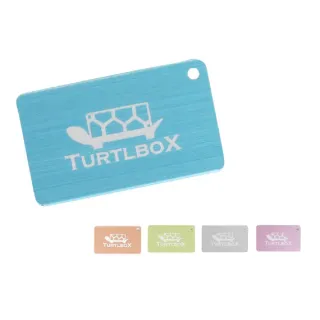 【TURTLBOX 特托堡斯】加購品-鋁合金 吊牌 行李箱吊牌 霧面拉絲 不鏽鋼鋼圈 登機箱 旅行箱 掛牌
