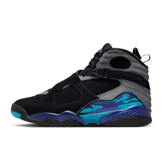 【NIKE 耐吉】Air Jordan 8 Retro 2025 Aqua 藍紫黑 籃球鞋 復刻 緩震 運動鞋 男鞋 305381-006