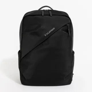 【PLAYBOY】後背包  Armor系列(黑色)