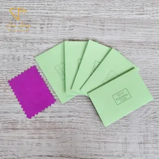 【CF Diamond】銀飾專用拭銀布5入(拭銀布 純銀 莫桑鑽 飾品)