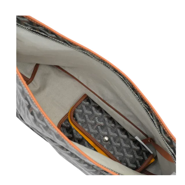 【GOYARD 高雅德】Boheme Hobo PM經典LOGO圖紋子母單肩包『entrupy安心購』(棕x黑)