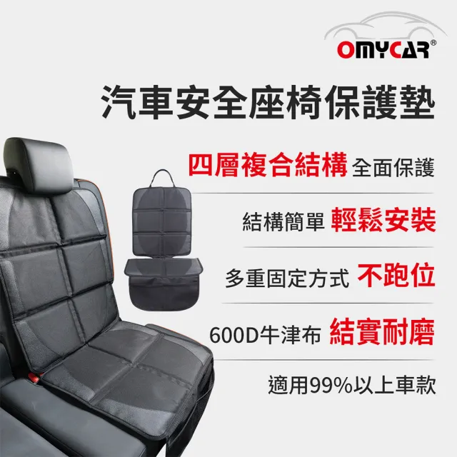 【OMyCar】汽車安全座椅保護墊-快(汽車座椅防護墊 寵物墊 防滑 防髒 防磨 質感好)