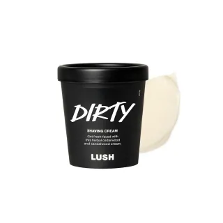 【LUSH 嵐舒】Dirty 剃毛膏 225g(刮鬍膏/燕麥奶/薰衣草/安息香)