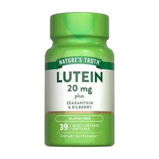 【Nature’s Truth 綠萃淨】Visi-Gold威視晶葉黃素+山桑子軟膠囊(39粒/瓶)