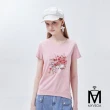 【MYVEGA 麥雪爾】MA涼感冰瓷棉彈性夏日印花上衣-多款任選(日系/女上衣/涼感/短袖/冰瓷棉)