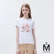 【MYVEGA 麥雪爾】MA涼感冰瓷棉彈性夏日印花上衣-多款任選(日系/女上衣/涼感/短袖/冰瓷棉)