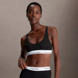 【CALVIN KLEIN】官方旗艦館 CK Icon Cotton Bralette_黑色