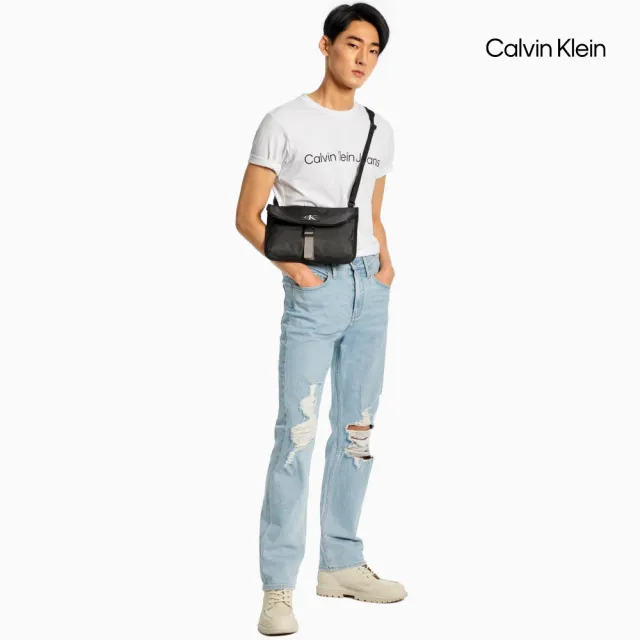 【CALVIN KLEIN】官方旗艦館 CK Institutional Logo 合身上衣_白色