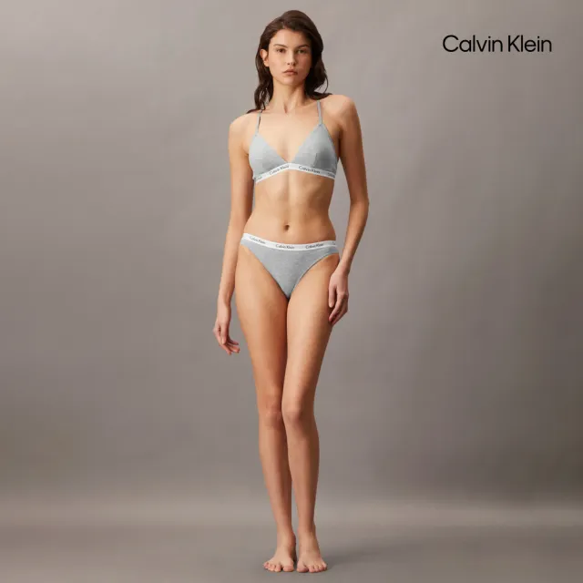 【CALVIN KLEIN】官方旗艦館 CK Carousel 比基尼內褲_灰色