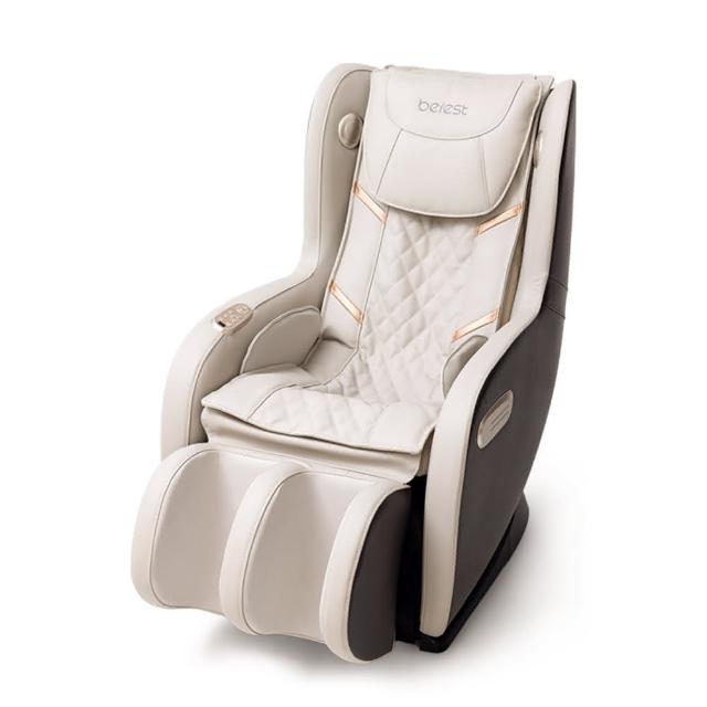 berest MC310 LS型軌道按摩椅，專業多功能設計，提供可調溫度、氣壓穴位按摩、音樂播放、揉捏捶打指壓推拿及溫熱療法，支援零重力模式，肩部腿部氣壓舒緩疲勞，享受全方位放鬆，享180天保固保障。